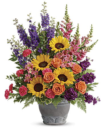 Teleflora Hues Of Hope Bouquet