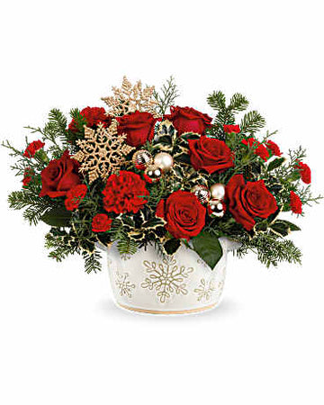 Teleflora Snowflake Symphony Bouquet