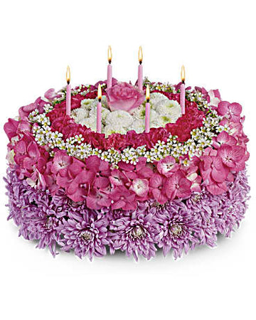 Teleflora Your Special Day Birthday Cake Bouquet