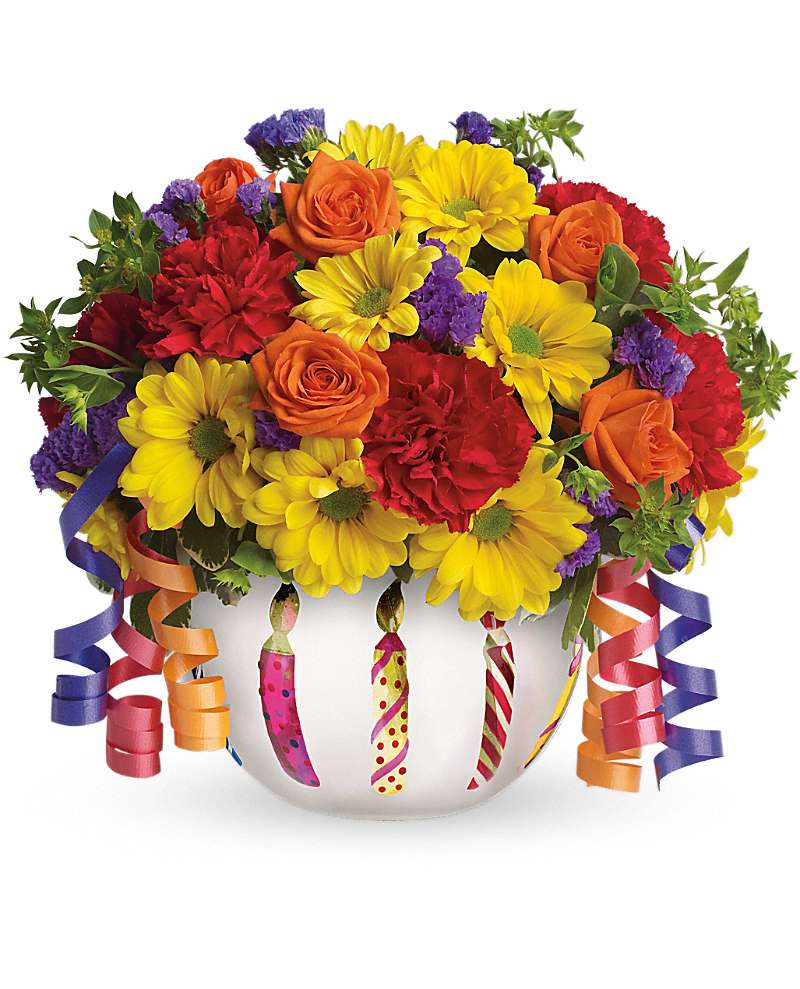 Teleflora Your Wish is Granted Birthday Cake Bouquet